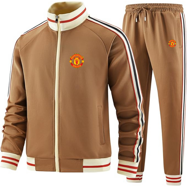 Men's  Manchester United Soccer - Premium Two-Piece Designer Tracksuit