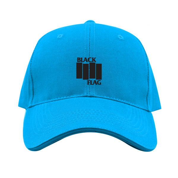 Black Flag Logo  Dad Baseball Cap Hat