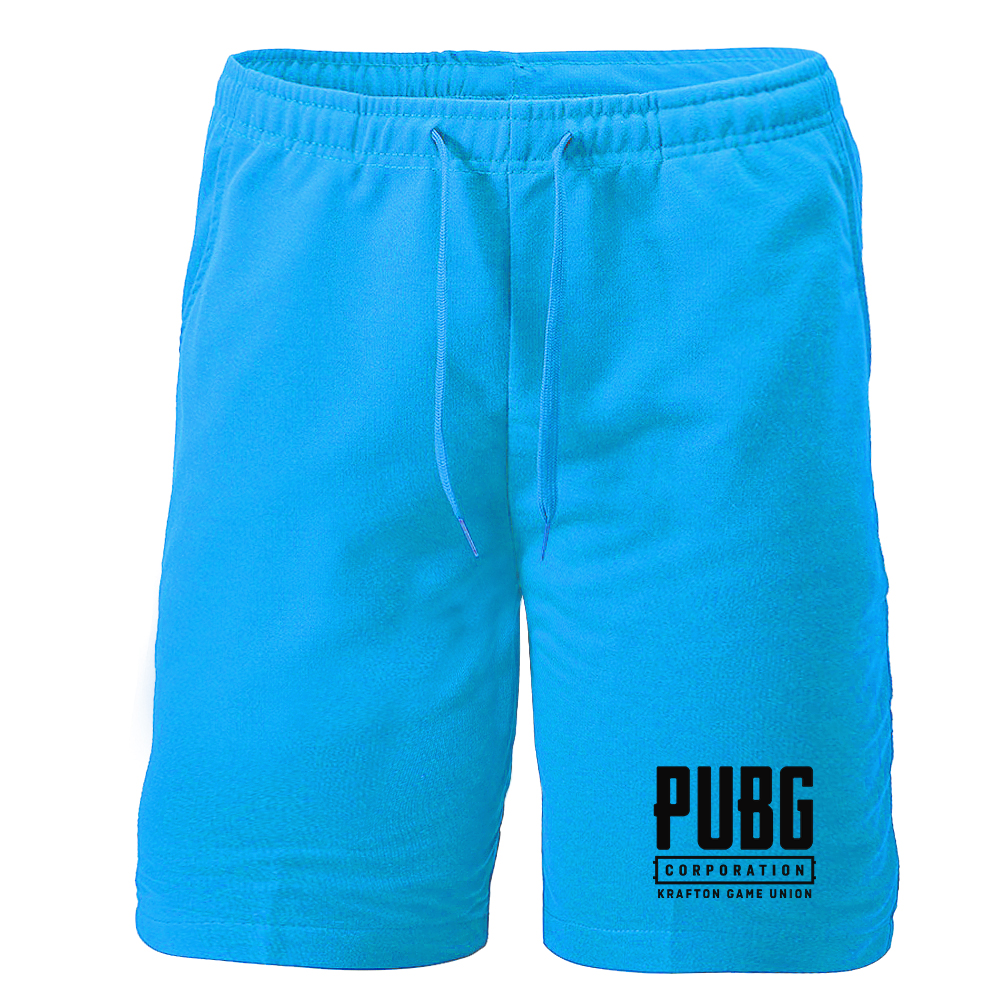 Men's PUBG Multiplayer Shooting Game Athletic Fleece Shorts