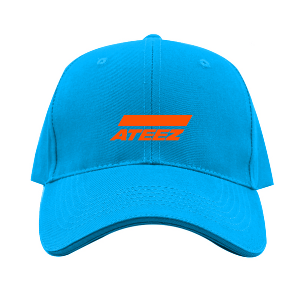 Ateez Logo  Dad Baseball Cap Hat