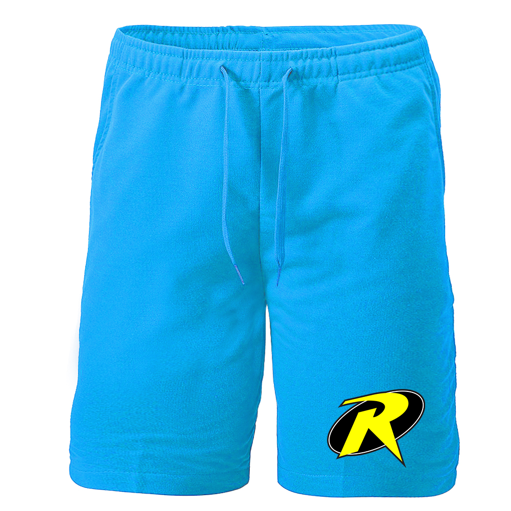 Men's Robin DC Comics Superhero Athletic Fleece Shorts