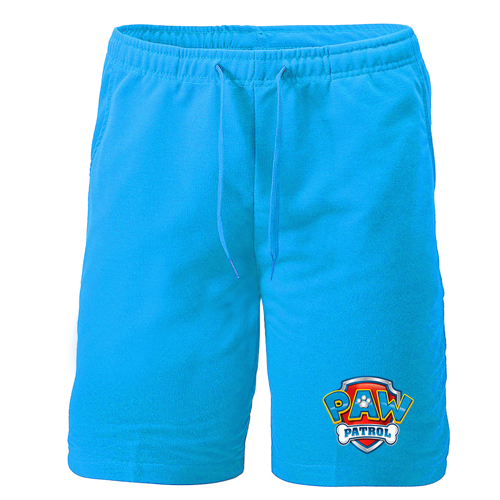 Men's Paw Patrol Cartoon Athletic Fleece Shorts