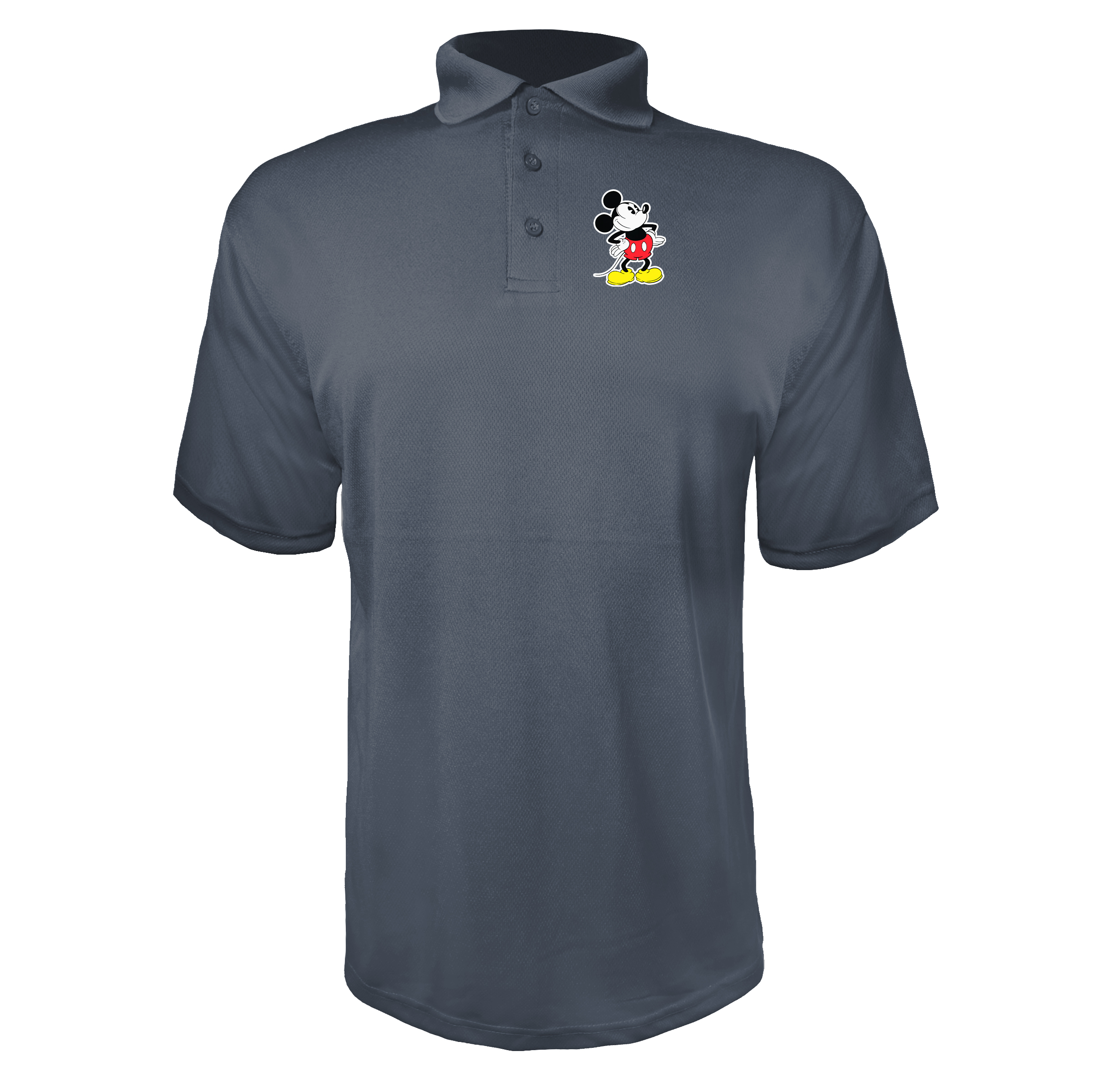 Men's Mickey Mouse Cartoon Polyester Polo