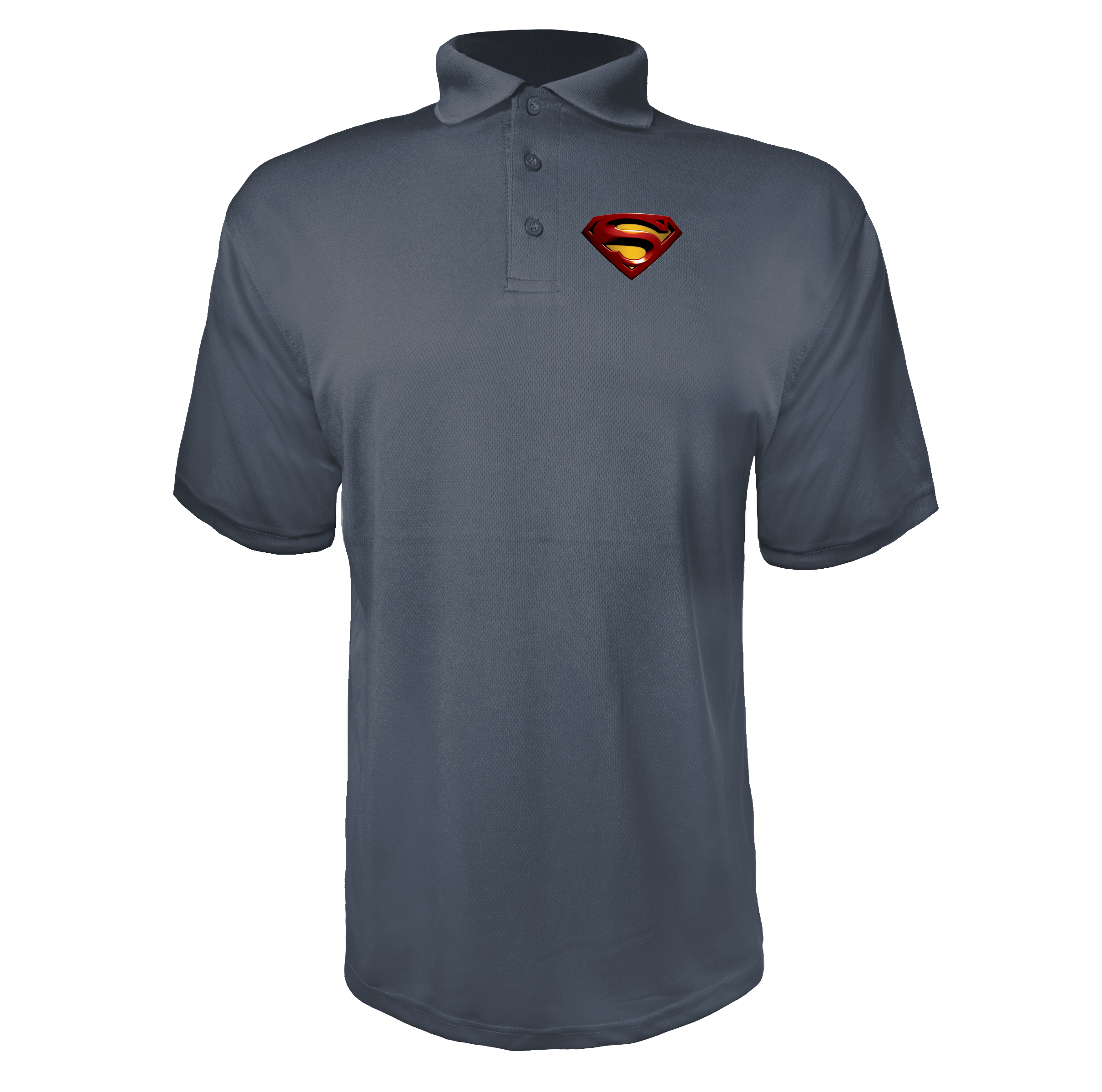 Men's Superman Superhero Polyester Polo