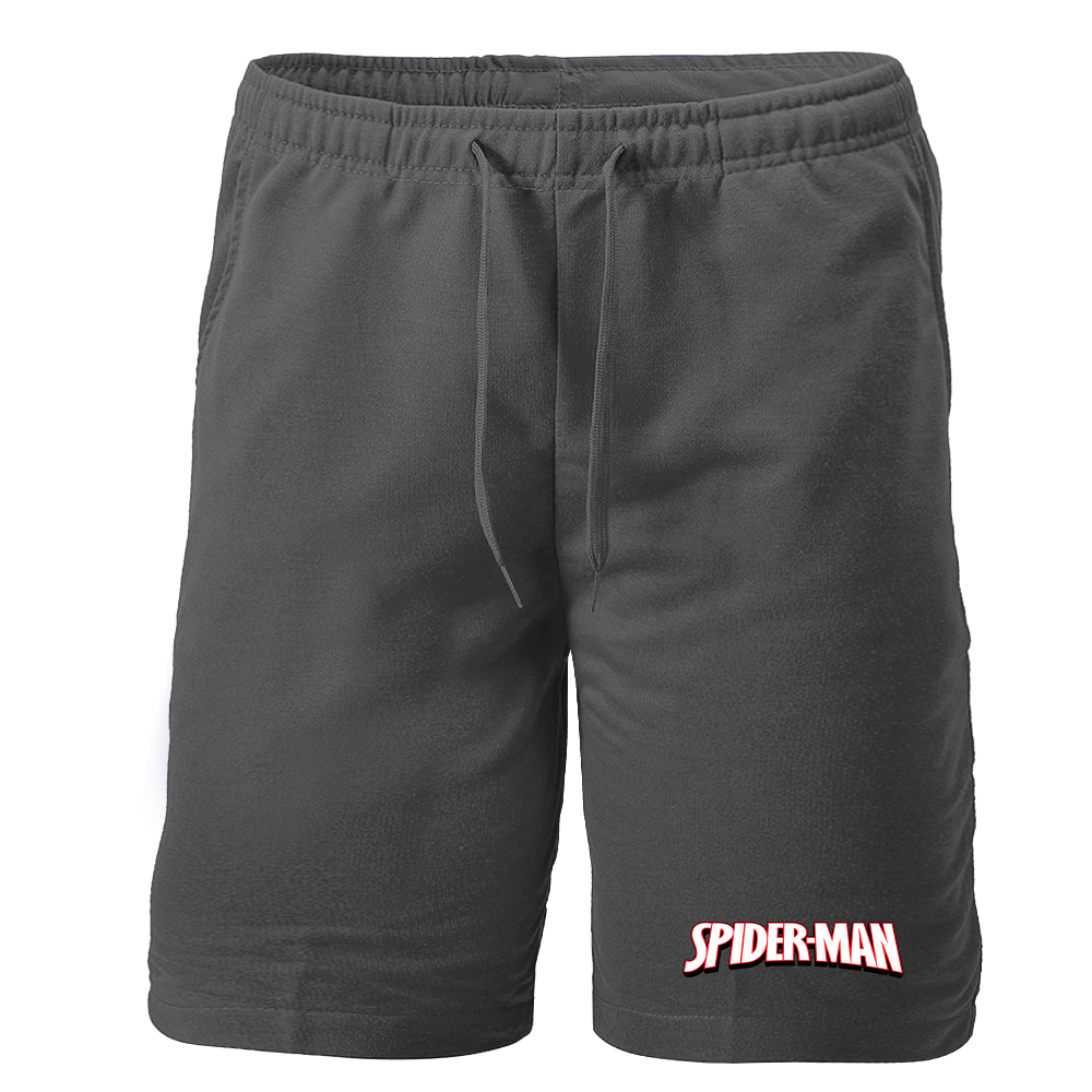 Men's Spider-Man Marvel Comics Superhero Athletic Fleece Shorts