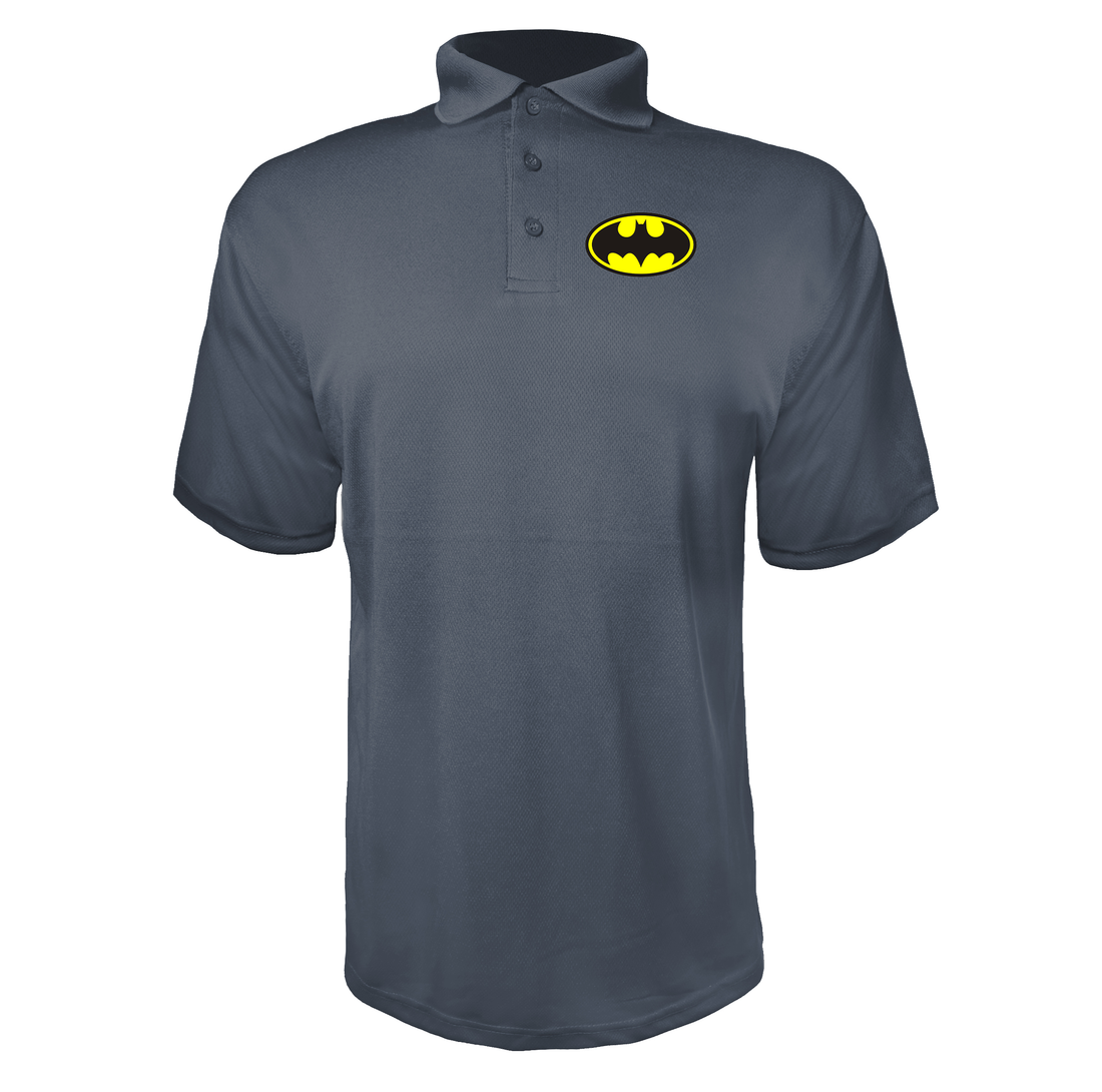 Men's DC Comics Batman Superhero Polyester Polo