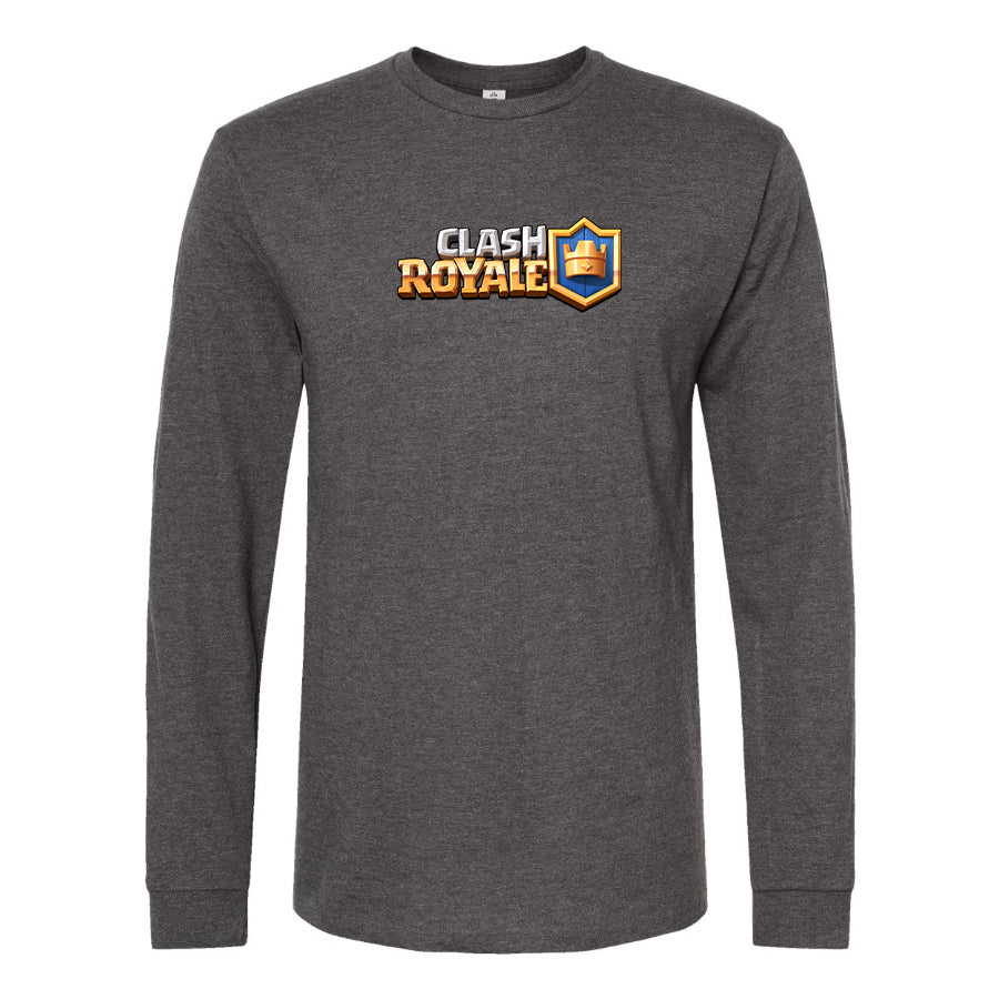 Men's Clash Royale Game Long Sleeve T-Shirt
