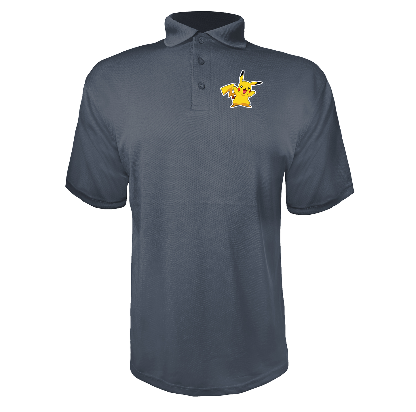 Men's Pikachu Cartoon Polyester Polo