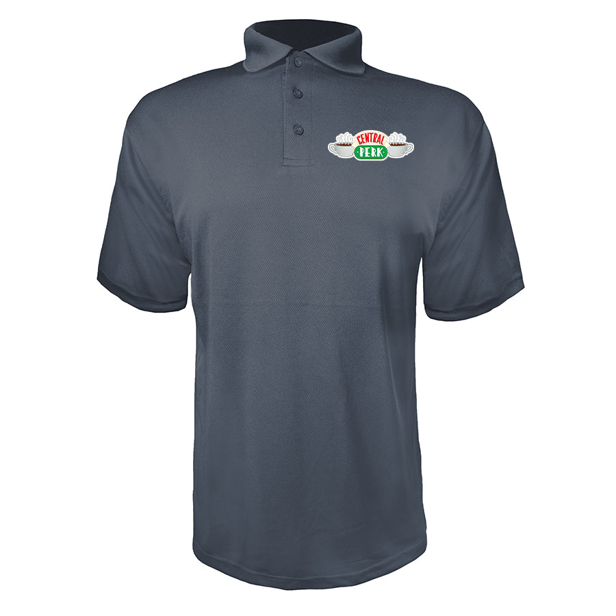 Men's Central Perk Friends Show Polyester Polo