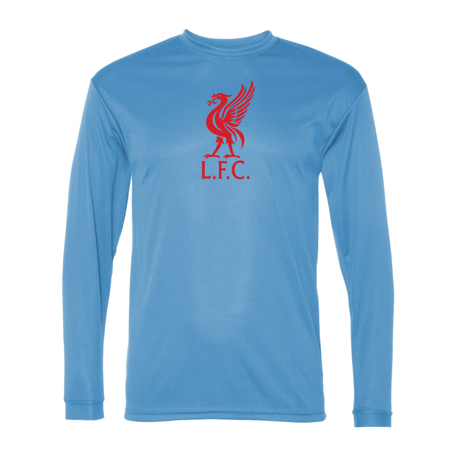 Men’s Liverpool L.F.C Soccer  Polyester Long Sleeve T-Shirt