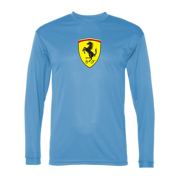 Men’s  Ferrari Motorsport Car - C2 Sport - Performance Long Sleeve T-Shirt - 5104