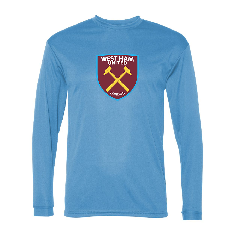 Men’s West Ham United FC  Polyester Long Sleeve T-Shirt
