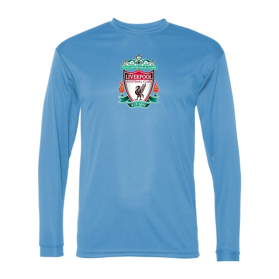 Men’s Liverpool Football Club Est.1892  Polyester Long Sleeve T-Shirt