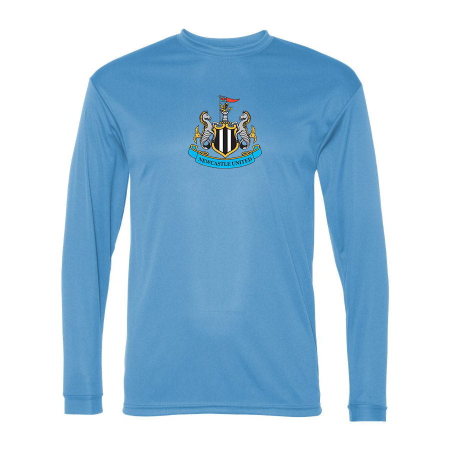 Men’s  Newcastle United FC    Polyester Long Sleeve T-Shirt