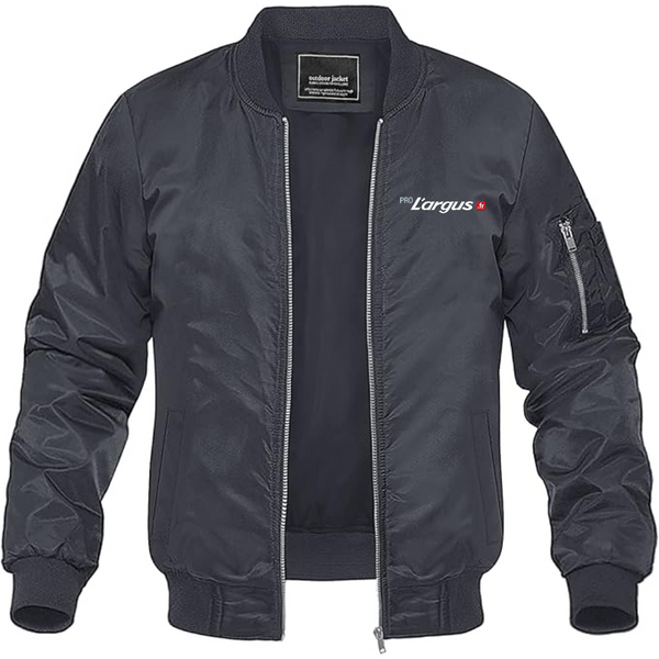 Men's Pro Largus Lightweight Bomber Jacket Windbreaker Softshell Varsity Jacket Coat