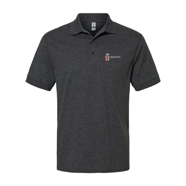 Men's  Brown University Dry Blend Jersey Polo