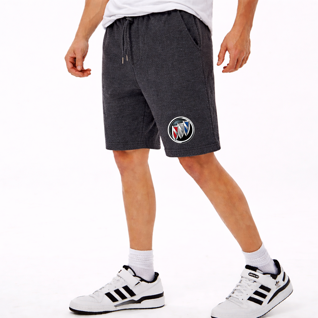 Men's  Buick Motorsports Car Athletic Fleece Shorts
