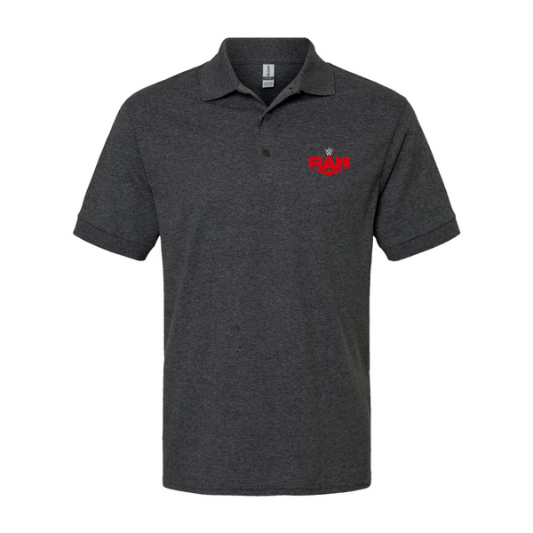 Men's  WWE Raw    Dry Blend Jersey Polo