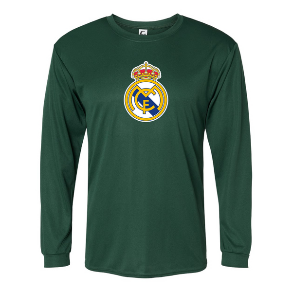 Men’s  Real Madrid Soccer   - C2 Sport - Performance Long Sleeve T-Shirt - 5104