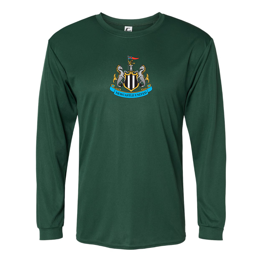 Men’s  Newcastle United FC    Polyester Long Sleeve T-Shirt