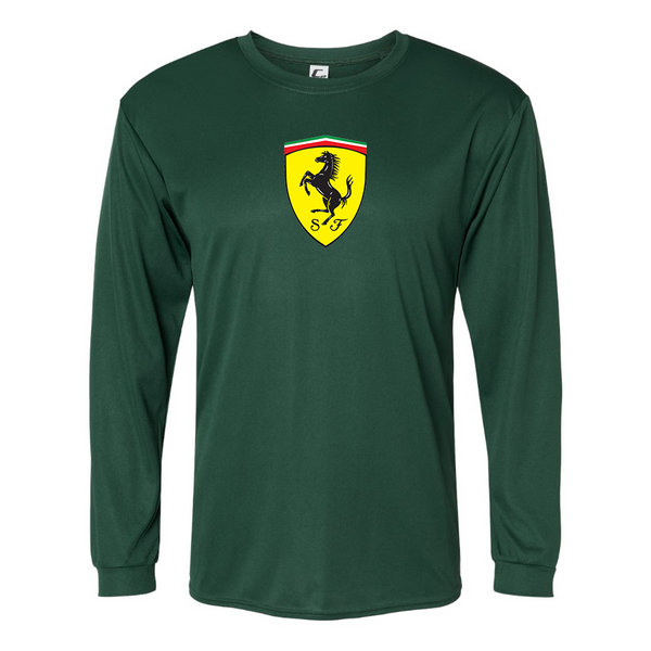 Men’s  Ferrari Motorsport Car - C2 Sport - Performance Long Sleeve T-Shirt - 5104