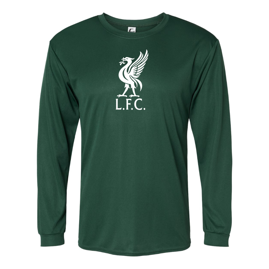 Men’s Liverpool L.F.C Soccer  Polyester Long Sleeve T-Shirt
