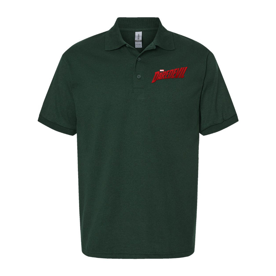 Men's Daredevil Marvel Superhero Dry Blend Polo