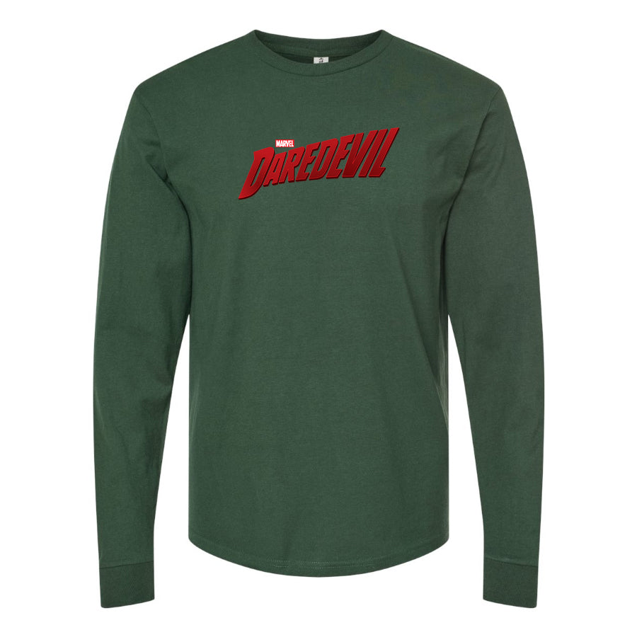 Men's Daredevil Marvel Superhero Long Sleeve T-Shirt