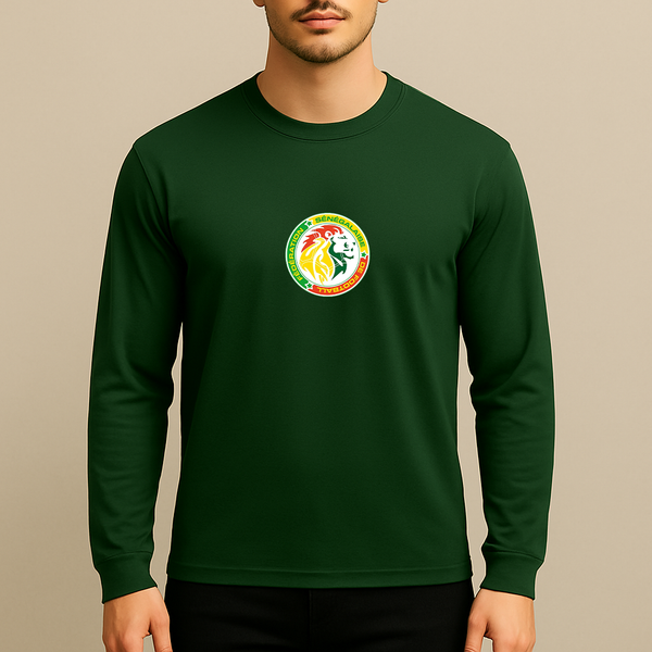 Men's Senegal National Soccer Team Long Sleeve T-Shirt