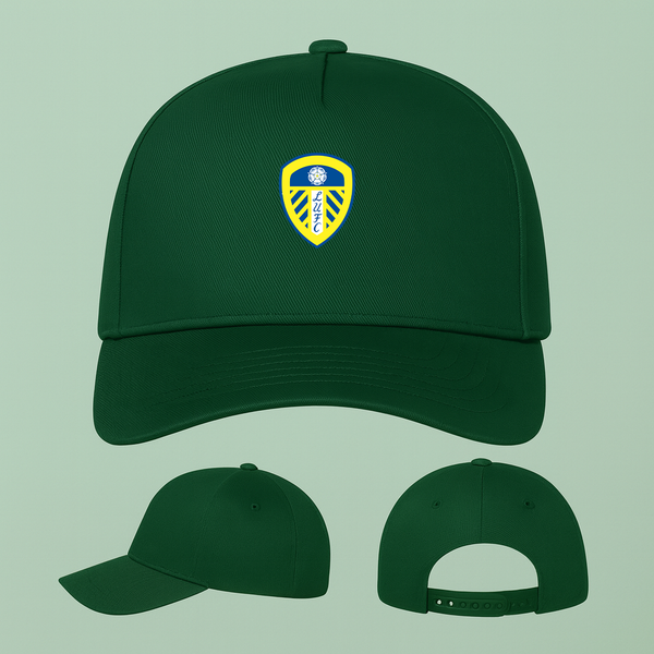 Leeds United Football Club Five Panel Twill Snapback Cap