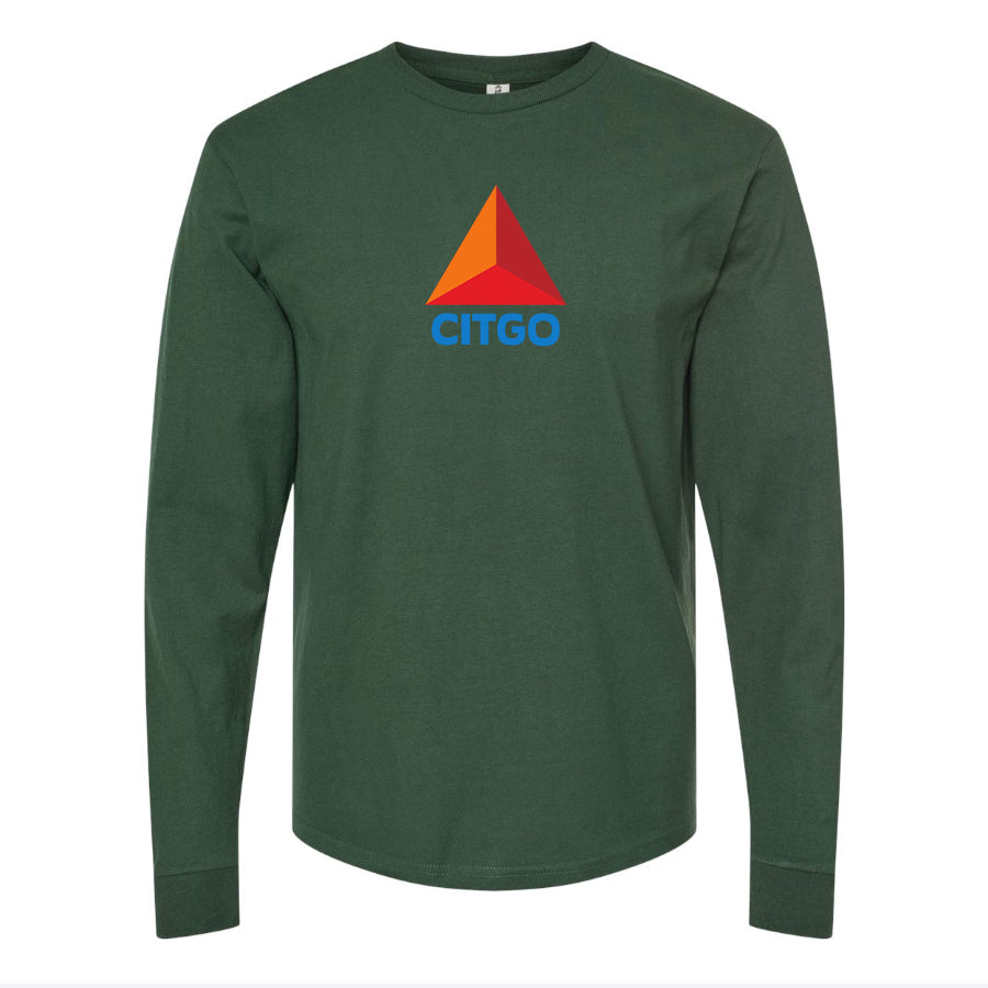 Men's Citgo Gas Station Long Sleeve T-Shirt