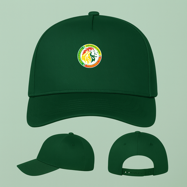 Senegal National Soccer Team Five Panel Twill Snapback Cap