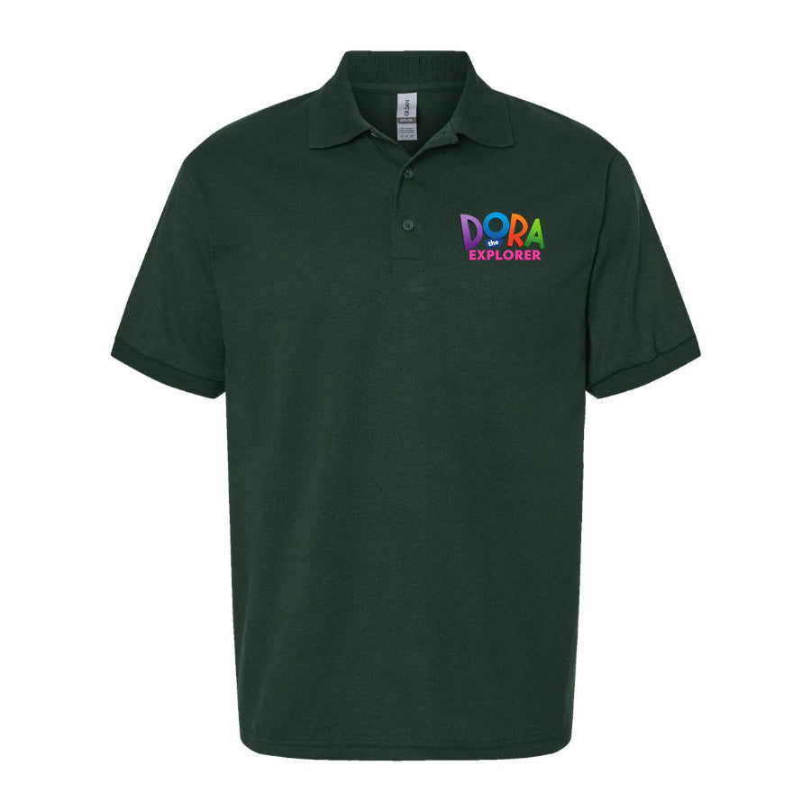 Men's Dora The Explorer Cartoon Dry Blend Polo