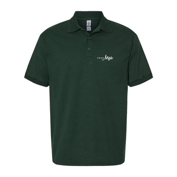 Men's  Pour Moi Logo Dry Blend Polo