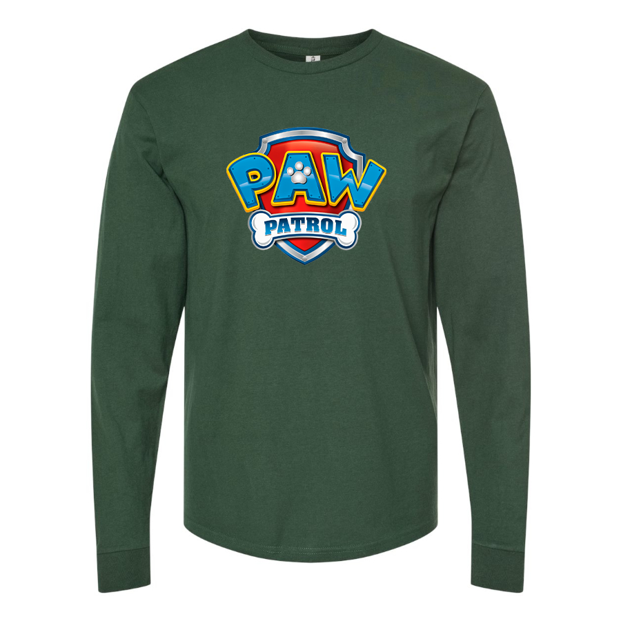 Men's Paw Patrol Cartoon Long Sleeve T-Shirt