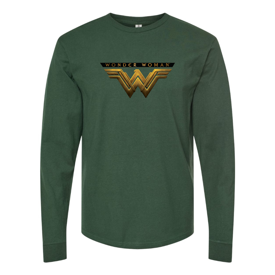 Men's Wonder Woman DC Superhero Long Sleeve T-Shirt