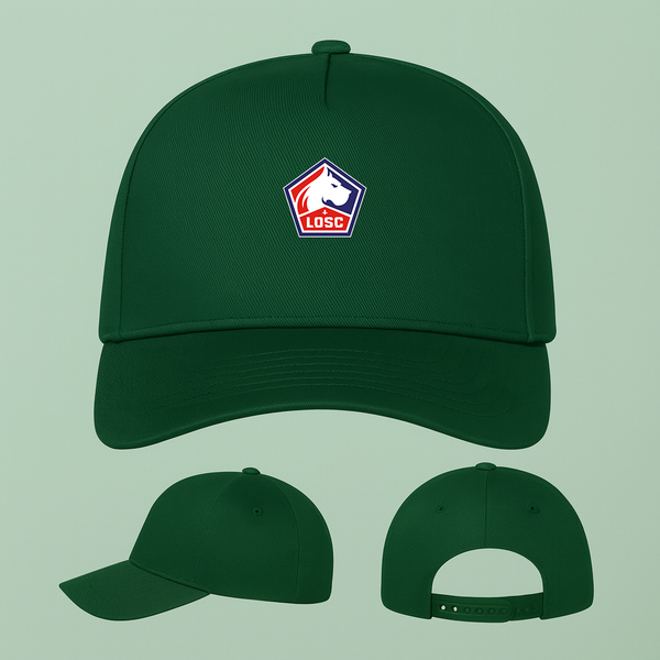 Lille Olympique FC Five Panel Twill Snapback Cap