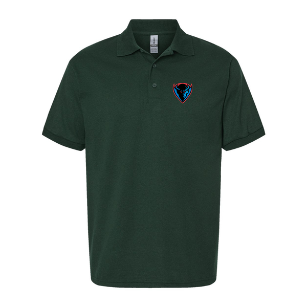 Men's DePaul Blue Demons Dry Blend Jersey Polo