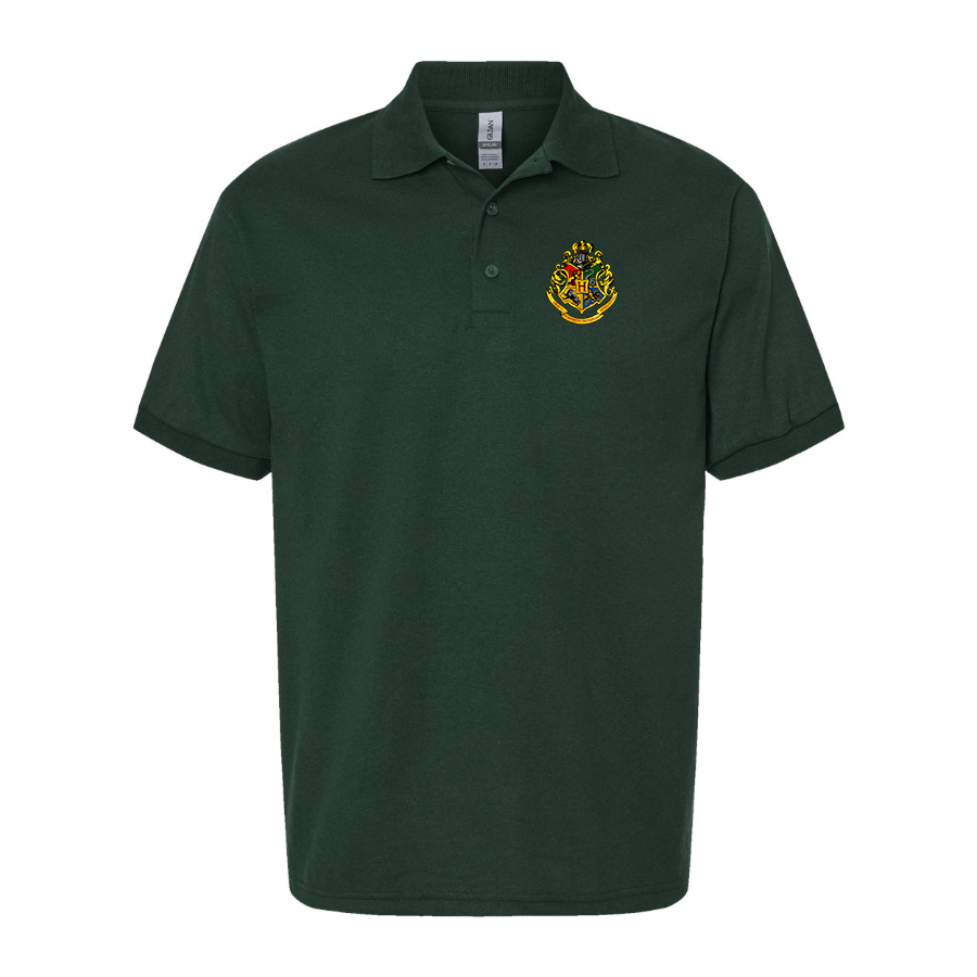 Men's Hogwarts Emblem Harry Potter Movie Dry Blend Polo