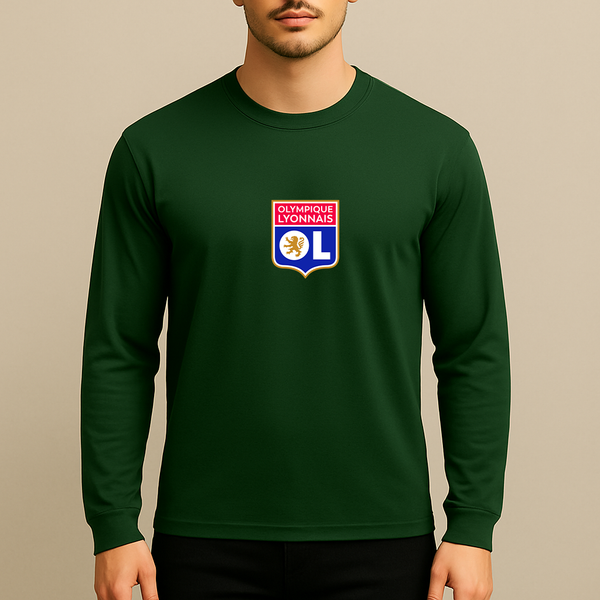 Men's Olympique Lyonnais FC Long Sleeve T-Shirt