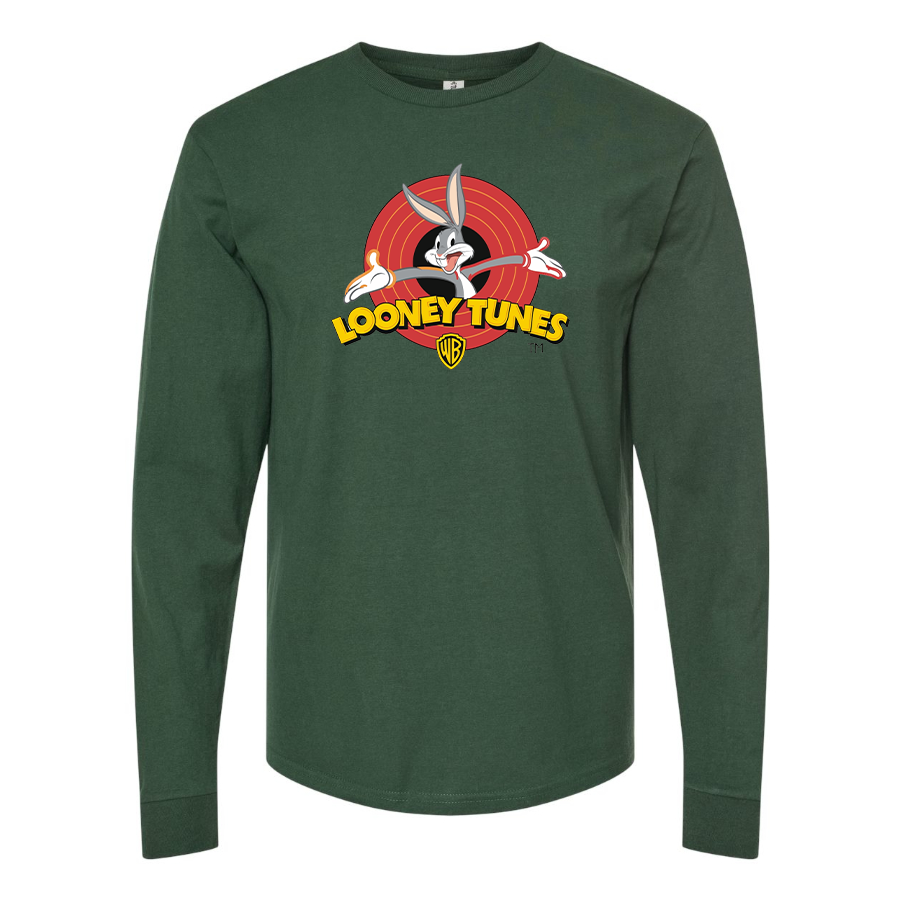 Men's Looney Tunes Warner Brothers Cartoon Long Sleeve T-Shirt