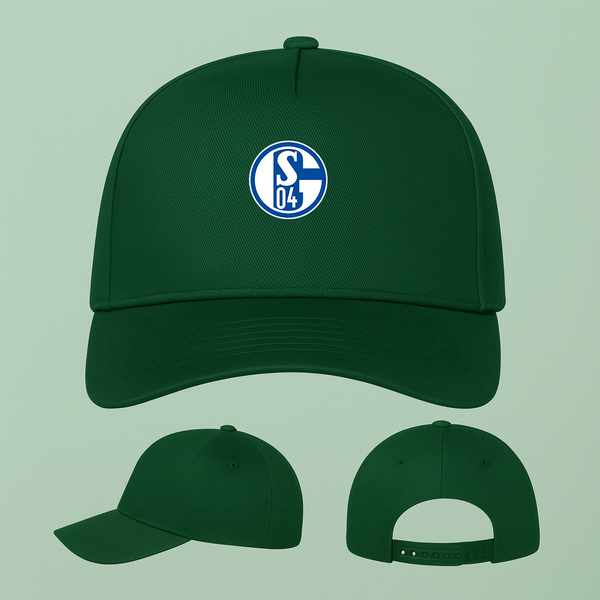 Schalke 04 FC Five Panel Twill Snapback Cap