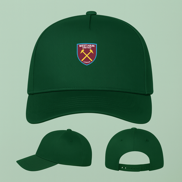 West Ham United FC Five Panel Twill Snapback Cap