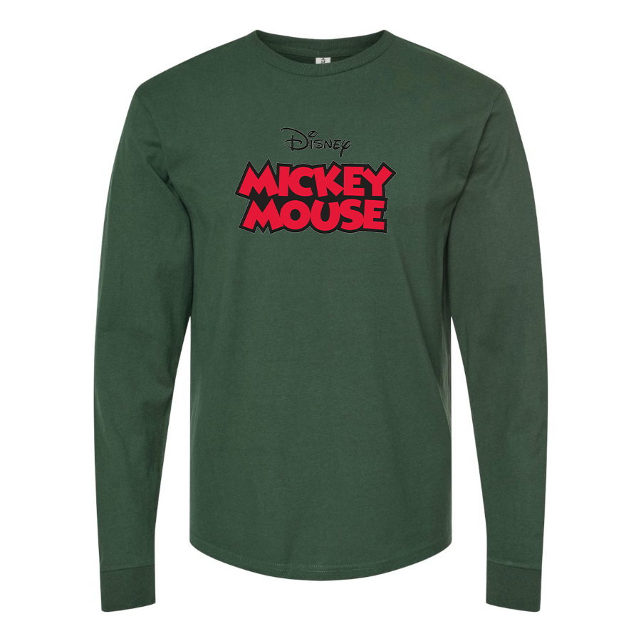 Men's Mickey Mouse Disney Long Sleeve T-Shirt