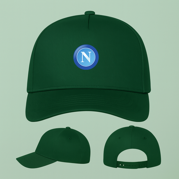 Napoli FC Five Panel Twill Snapback Cap
