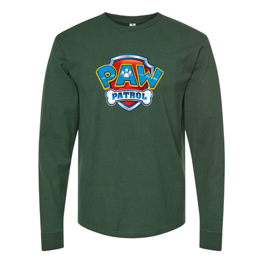 Youth Kids Paw Patrol Cartoon Long Sleeve T-Shirt