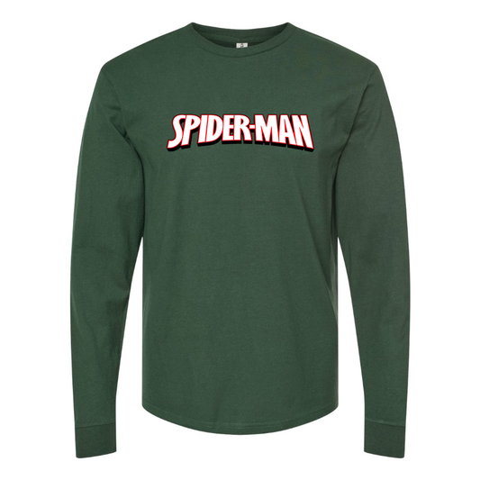 Men's Spider-Man Marvel Comics Superhero Long Sleeve T-Shirt