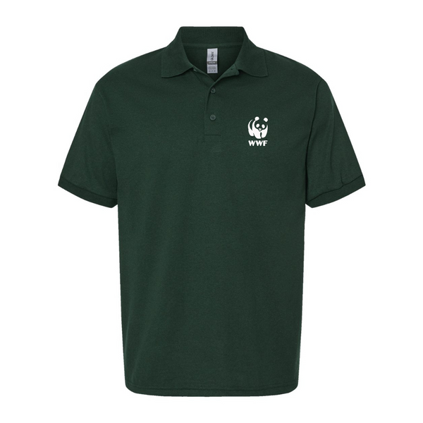 Men's  WWF    Dry Blend Jersey Polo