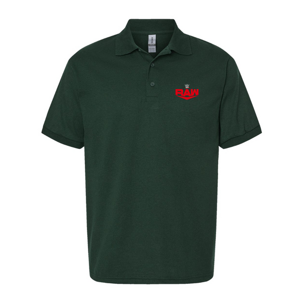 Men's  WWE Raw    Dry Blend Jersey Polo