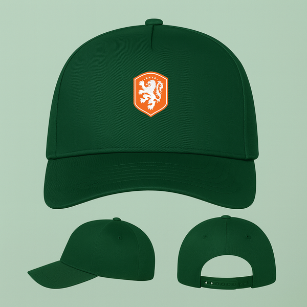 Netherlands National Soccer Team Five Panel Twill Snapback Cap